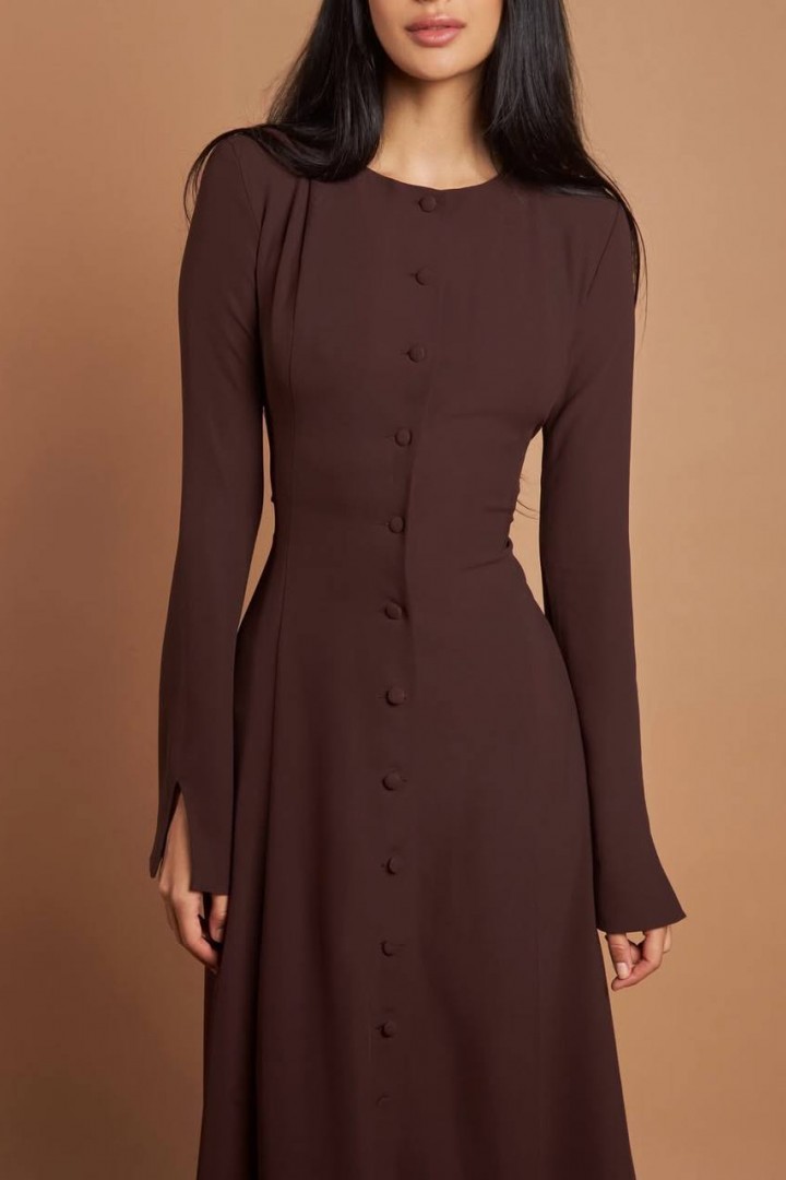 Платье с пуговицами спереди NK-636A629