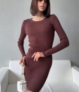 Платье приталенного силуэта рубчик IMMA-429A450