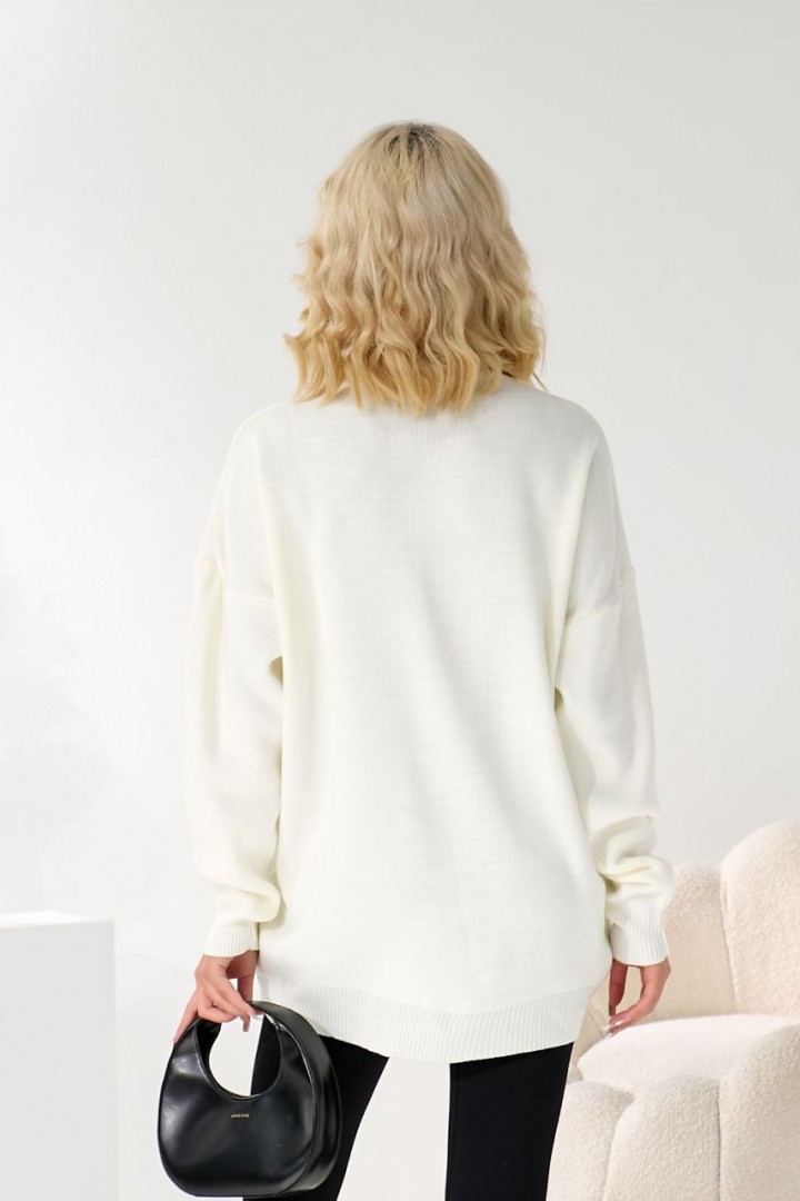 Свитер с молнией на воротнике  IB-5040A650