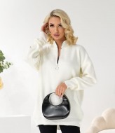 Свитер с молнией на воротнике  IB-5040A650