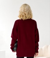 Свитер с молнией на воротнике  IB-5040A650