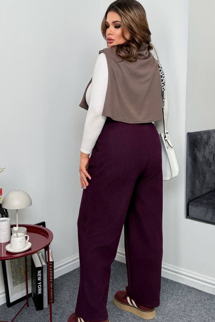 Брюки с высокой посадкой AD-7868.1A400