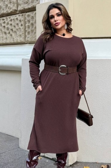 Ангоровое платье с боковыми карманами AD-7871.1A400 Ангоровое платье с боковыми карманами AD-7871.1A400