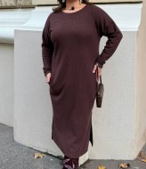 Ангоровое платье с боковыми карманами AD-7871.1A400