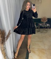 Велюр платье IND-1091A400