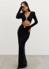 Длинное сексуальное платье ANM-415A600