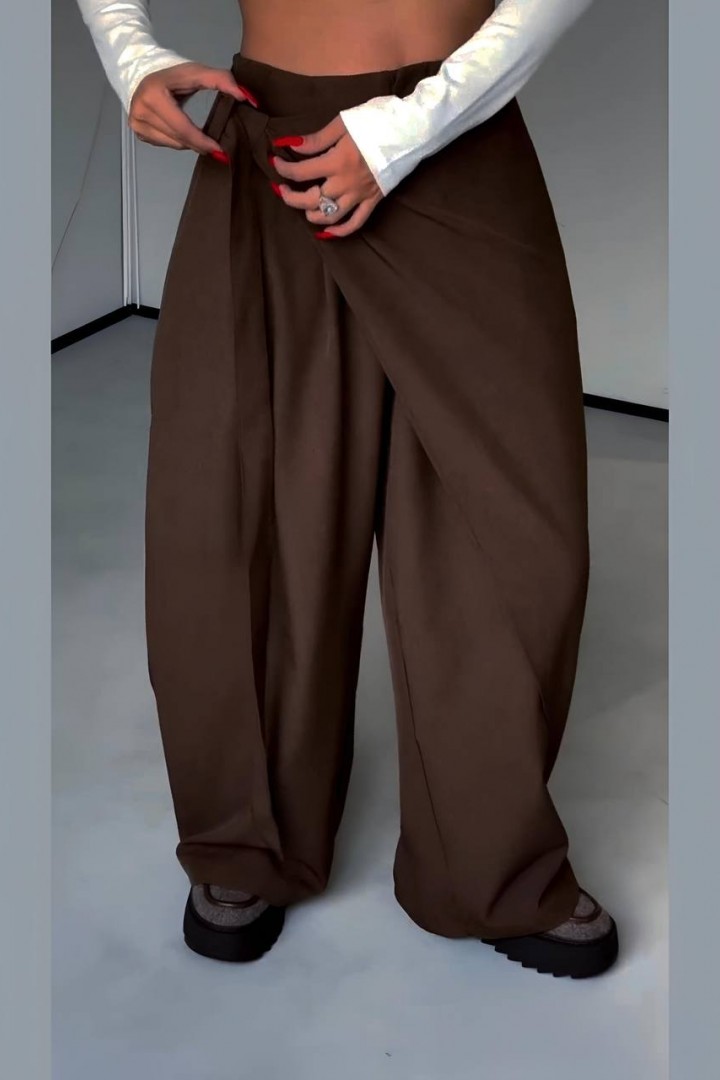 Стильні широкі брюки-султанки KC-0519A500