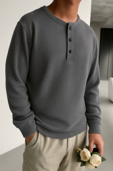 Теплая мужская кофта LSA-757A380