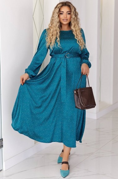 Шелковое платье миди  EY-697A26B30