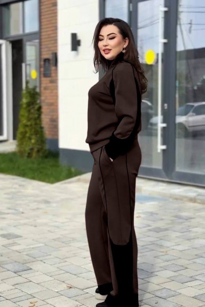 Велюровый костюм без капюшона ME-536A820