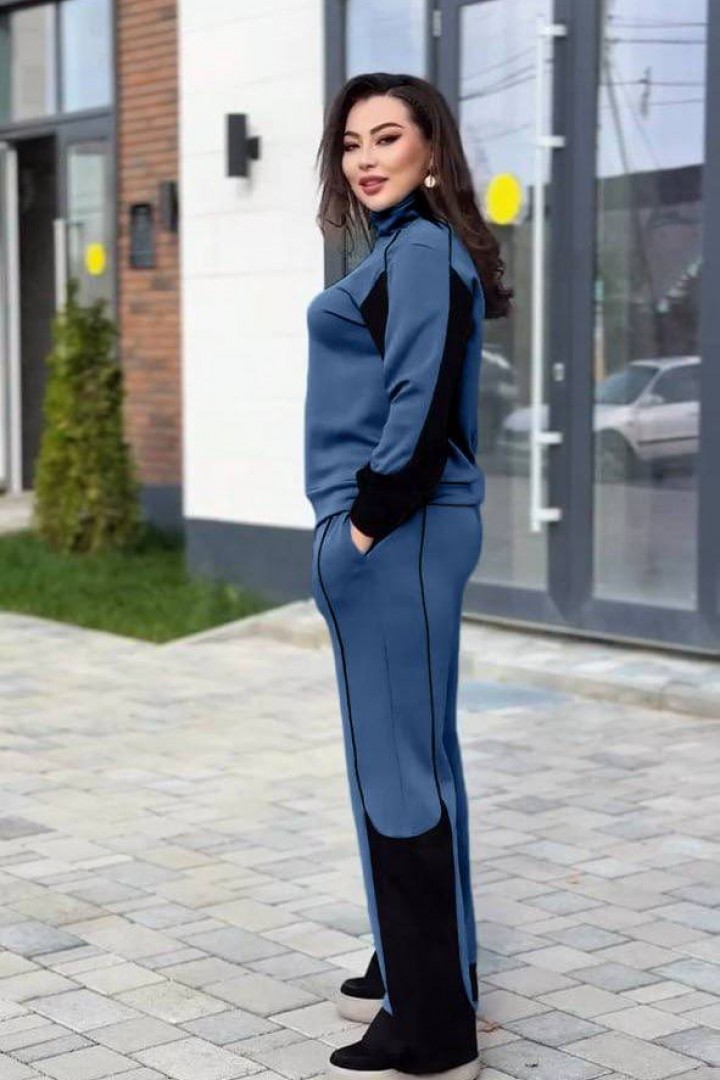 Велюровый костюм без капюшона ME-536A820