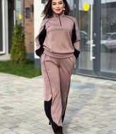 Велюровый костюм без капюшона ME-536A820