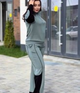 Велюровый костюм без капюшона ME-536A820