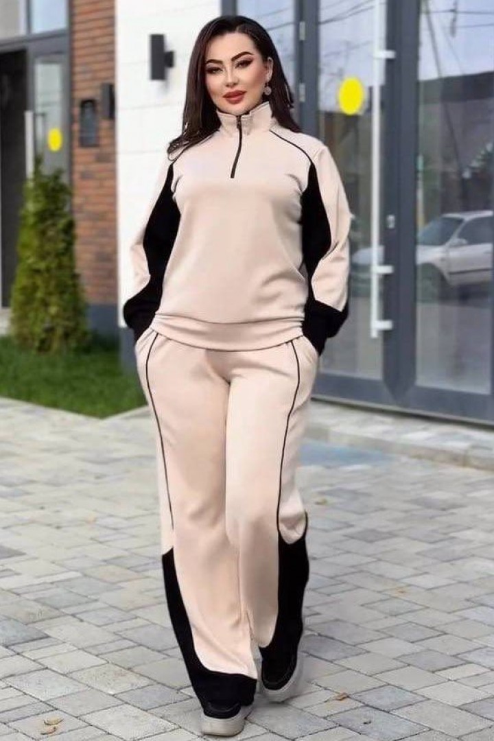 Велюровый костюм без капюшона ME-536A820