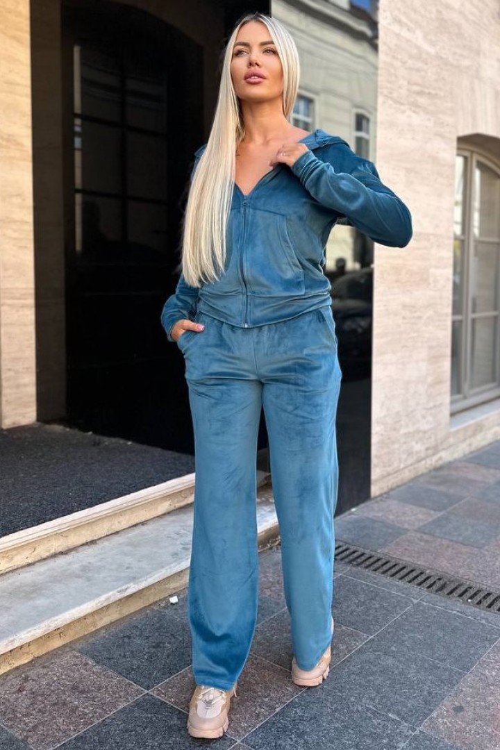 Спортивный костюм женский велюр  IND-2079A570