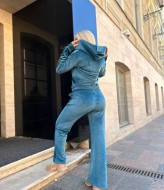 Спортивный костюм женский велюр  IND-2079A570