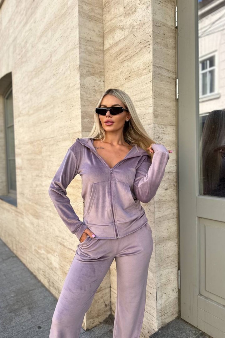 Спортивный костюм женский велюр  IND-2079A570