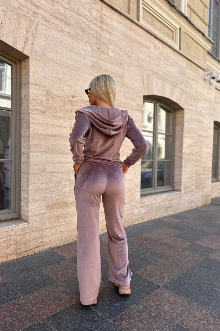 Спортивный костюм женский велюр  IND-2079A570