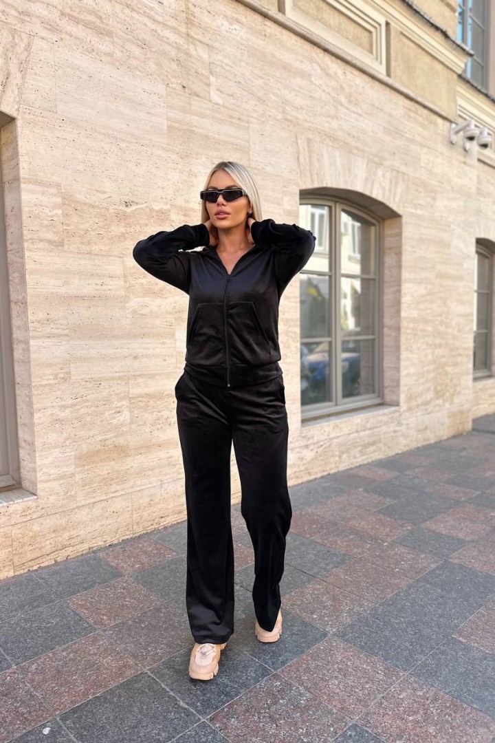 Спортивный костюм женский велюр  IND-2079A570