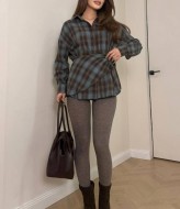 Сорочка з баскою ANM-422A580