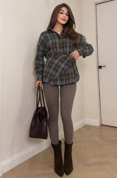 Рубашка с баской ANM-422A580