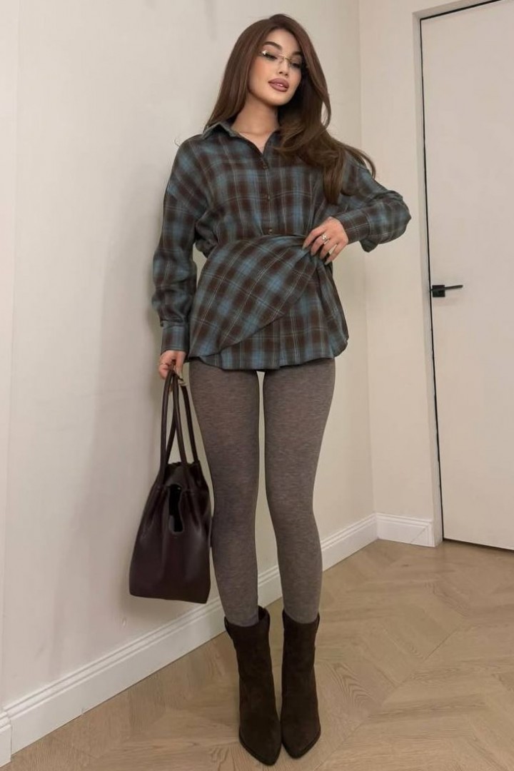 Сорочка з баскою ANM-422A580