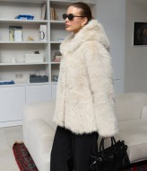 Шуба з капюшоном ZL-818A1650