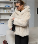 Шуба з капюшоном ZL-818A1650