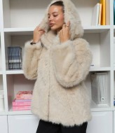 Шуба з капюшоном ZL-818A1650