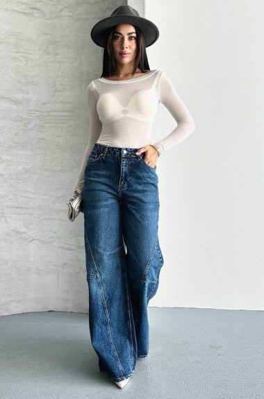 Широкие джинсы ZL-1796A1200