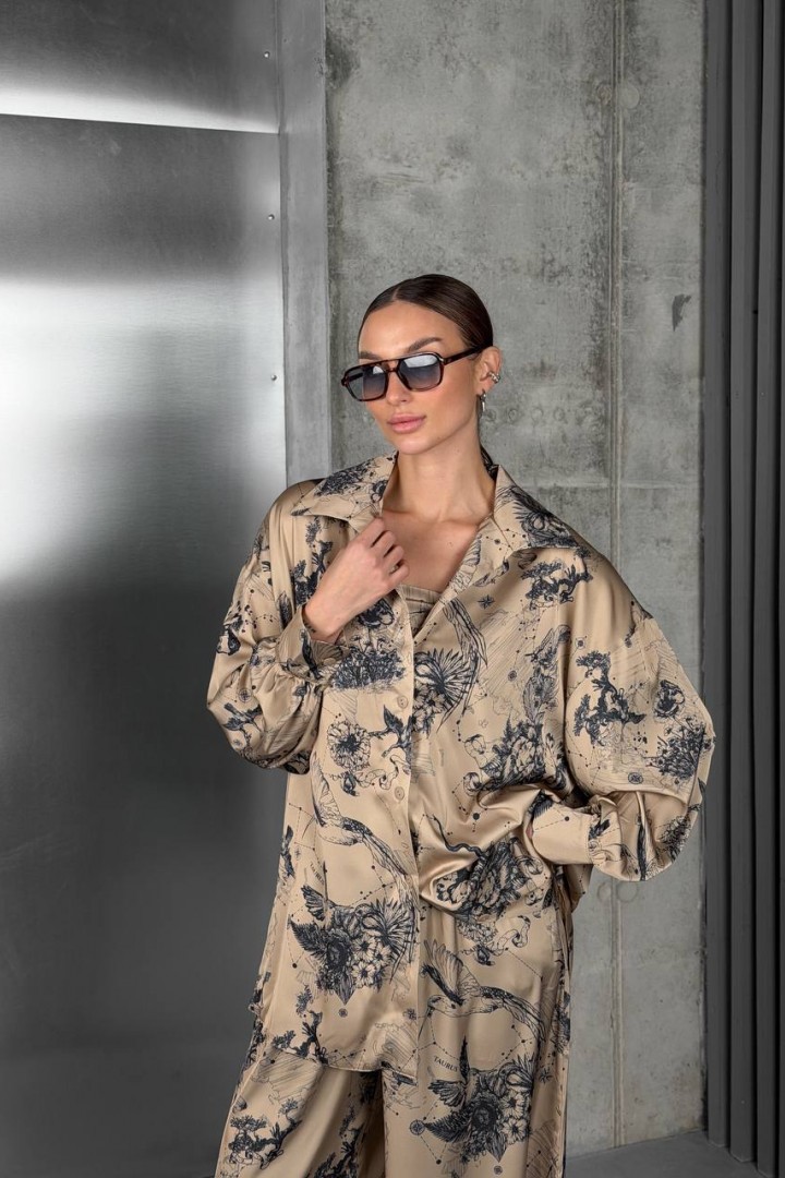 Шелковый костюм LID-558A1400