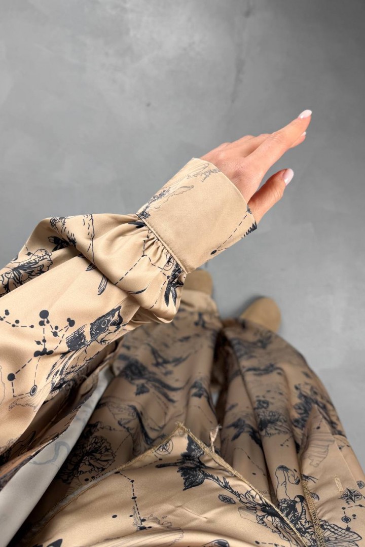 Шелковый костюм LID-558A1400