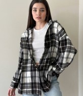 Кашемировая рубашка в клетку MEB-223A450