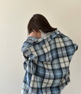 Кашемировая рубашка в клетку MEB-223A450