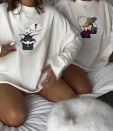 Лонгслив женский с принтом MEB-227A420