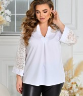Нарядная блуза большого размера NF-3313A400