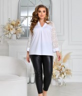 Нарядная блуза большого размера NF-3313A400