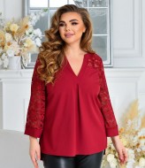 Нарядная блуза большого размера NF-3313A400