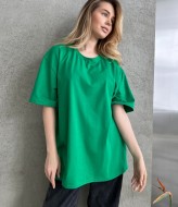 Однотонная футболка оверсайз JAV-701A270