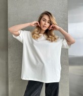 Однотонная футболка оверсайз JAV-701A270