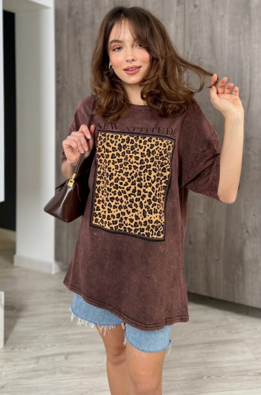 Длинная футболка Тай-Дай IB-112A430