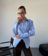 Асимметричная рубашка VSH-029.1A770