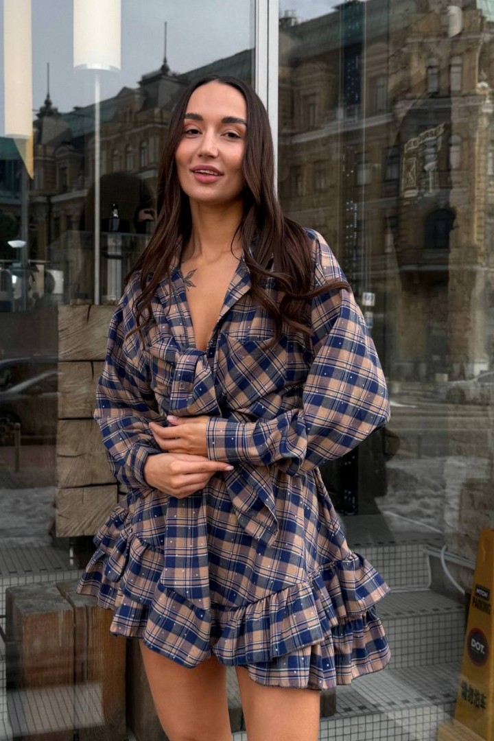 Костюм рубашка и юбка VSH-956A970