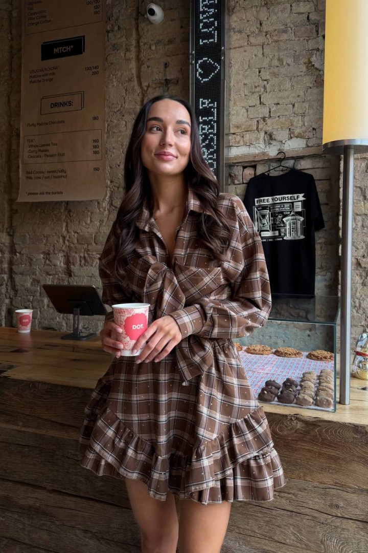 Костюм рубашка и юбка VSH-956A970