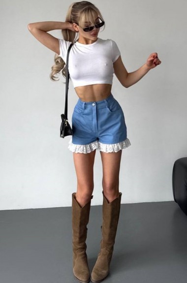 Джинсовые шорты MPK-343A600