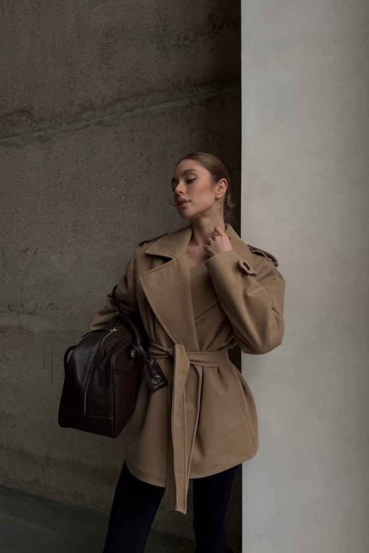 Пальто на запах MPK-406A1150