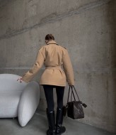 Пальто на запах MPK-406A1150