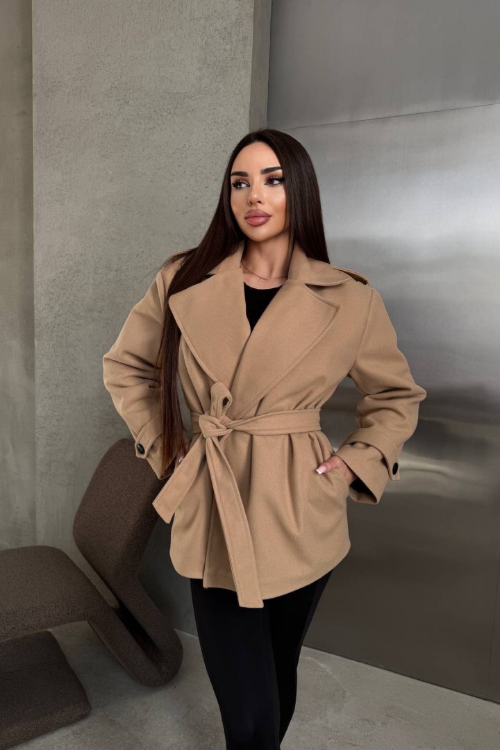 Пальто на запах MPK-406A1150