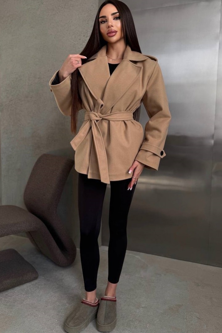 Пальто на запах MPK-406A1150