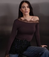 Лонгслив з мереживом MPK-416A380